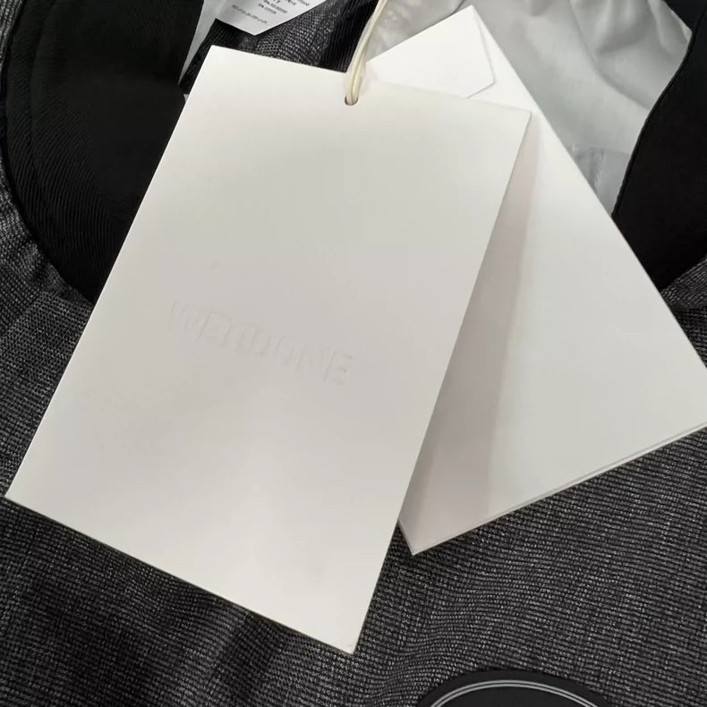 We11done High Waist Wide Leg Wool Pants