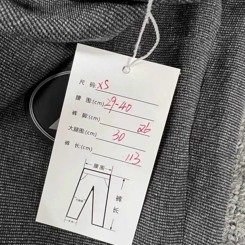 We11done High Waist Wide Leg Wool Pants