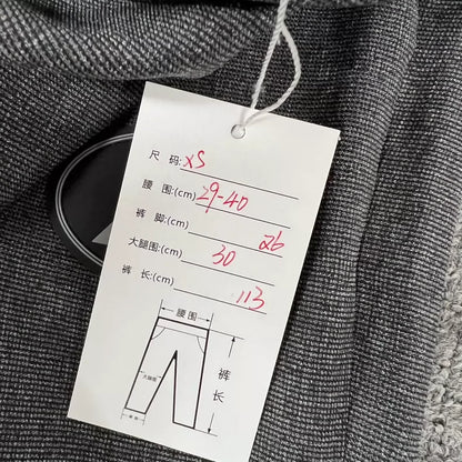 We11done High Waist Wide Leg Wool Pants