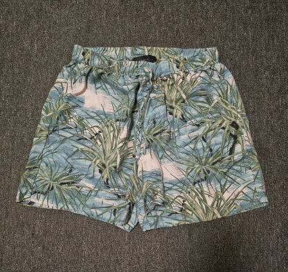 Amiri Silk Floral Print Shorts-yf