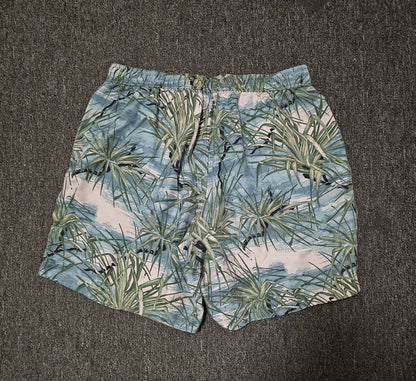 Amiri Silk Floral Print Shorts-yf