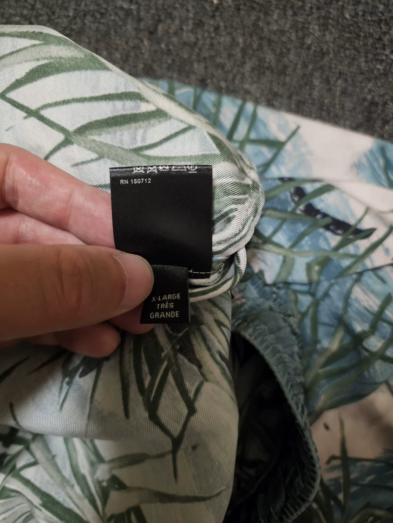 Amiri Silk Floral Print Shorts-yf