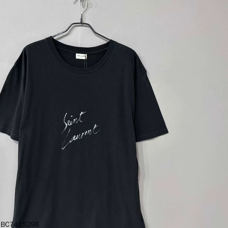 Saint Laurent Paris Logo Short Sleeve Shirt