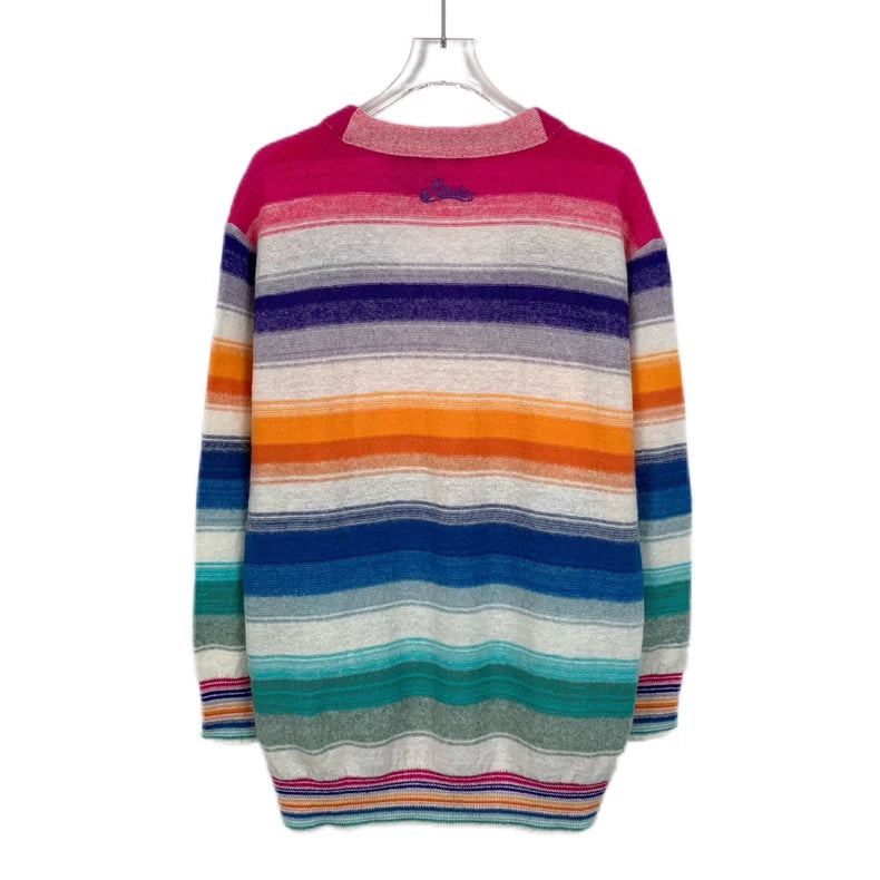 Loewe Colorful Striped V-Neck Cardigan