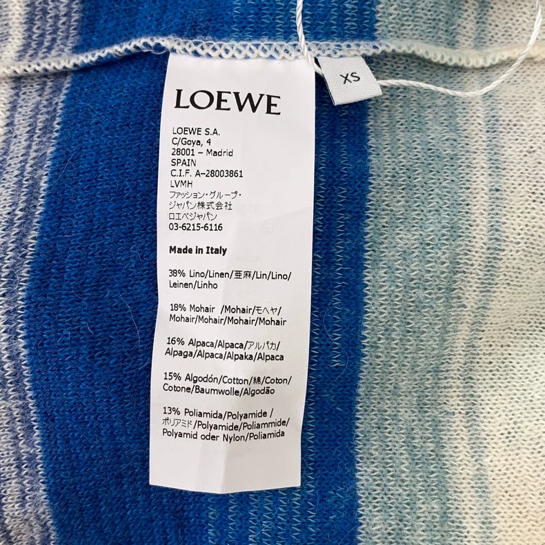 Loewe Colorful Striped V-Neck Cardigan