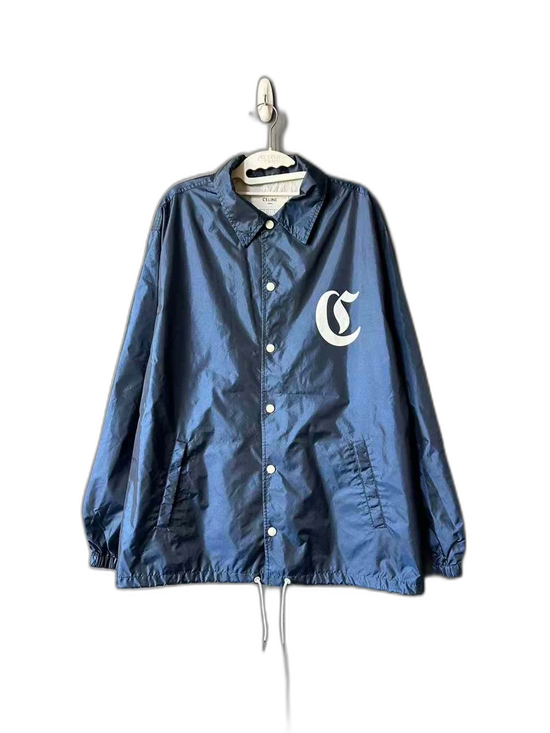 Celine Nylon Jacket in Navy Color