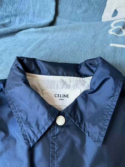 Celine Nylon Jacket in Navy Color
