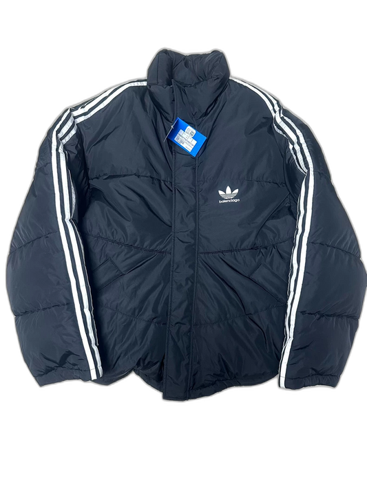 Balenciaga x Adidas Stripe Logo Puffer Jacket