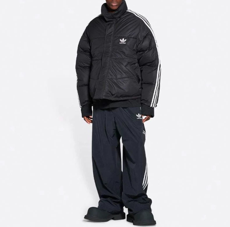 Balenciaga x Adidas Stripe Logo Puffer Jacket