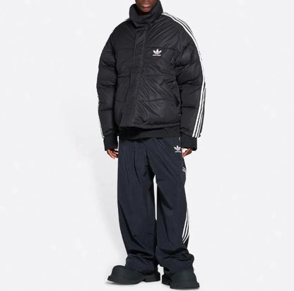 Balenciaga x Adidas Stripe Logo Puffer Jacket
