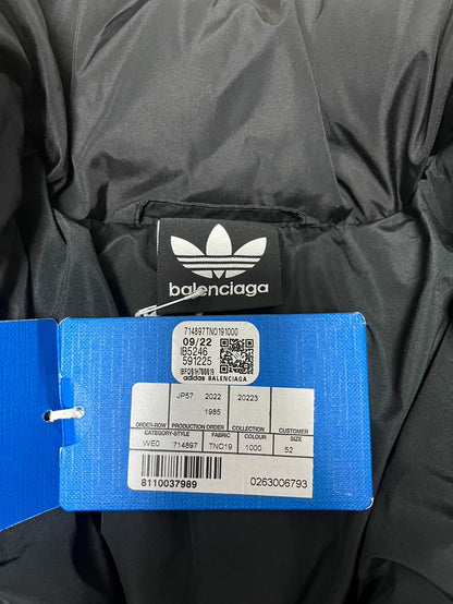 Balenciaga x Adidas Stripe Logo Puffer Jacket
