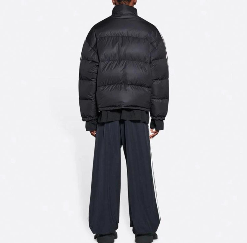 Balenciaga x Adidas Stripe Logo Puffer Jacket
