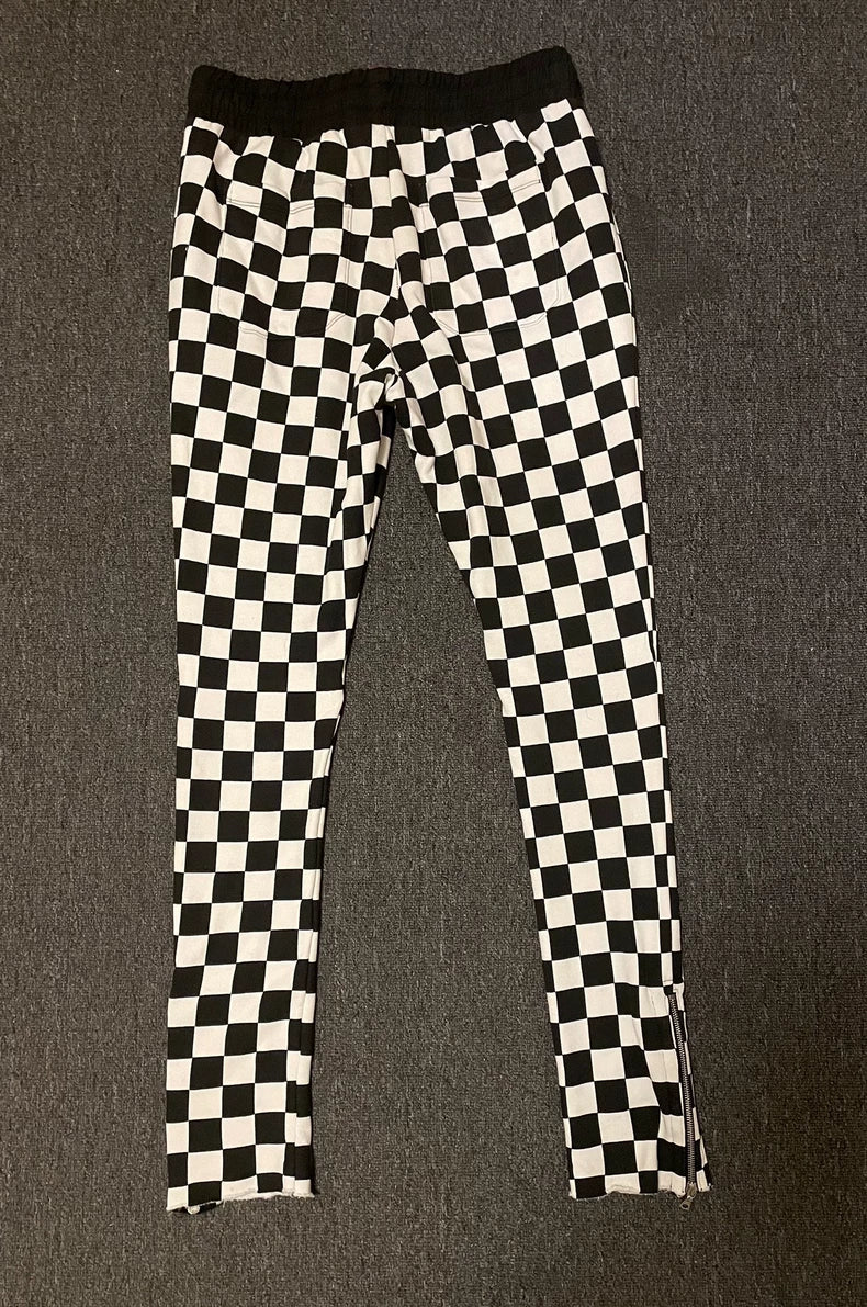 Amiri Checkerboard High Street Sweatpants-yf
