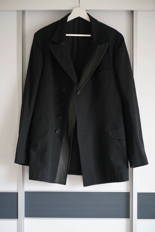 Yohji Yamamoto Asymmetric Zip Blazer
