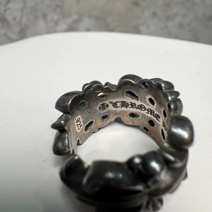 Chrome Hearts Open Cross Ring-yf