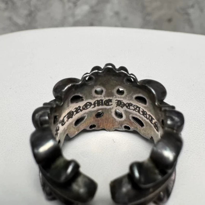 Chrome Hearts Open Cross Ring-yf