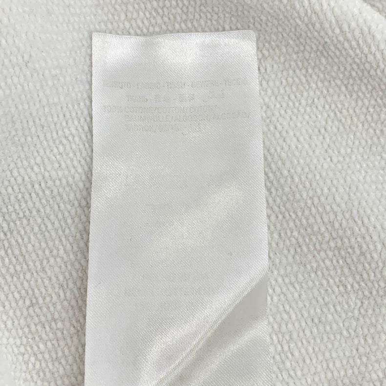 Gucci White Logo Print Long Sleeve Sweatshirt