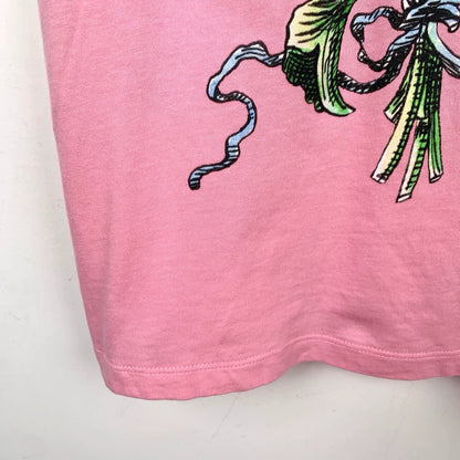 Pink Floral Print Gucci T-Shirt
