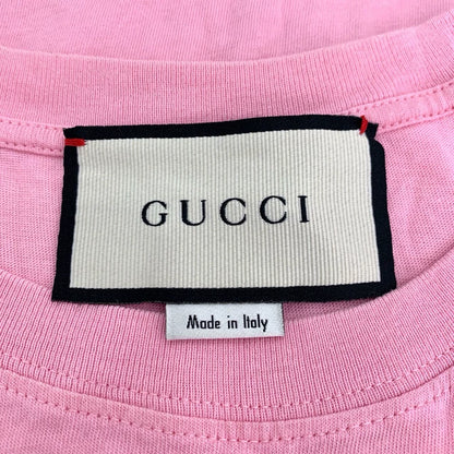 Pink Floral Print Gucci T-Shirt