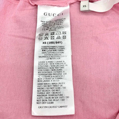 Pink Floral Print Gucci T-Shirt