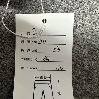 Balenciaga Logo Ripped Denim Pants