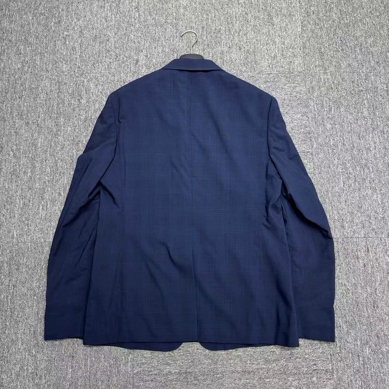 Blue Striped Prada Suit Jacket-zp