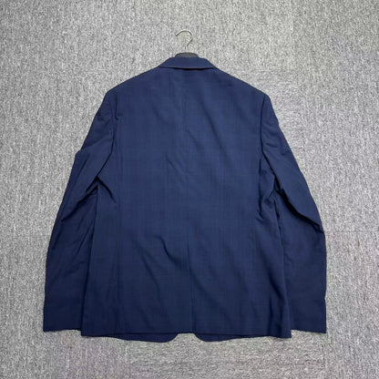 Blue Striped Prada Suit Jacket-zp