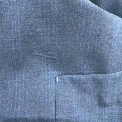 Blue Striped Prada Suit Jacket-zp