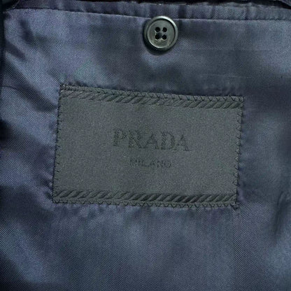 Blue Striped Prada Suit Jacket-zp