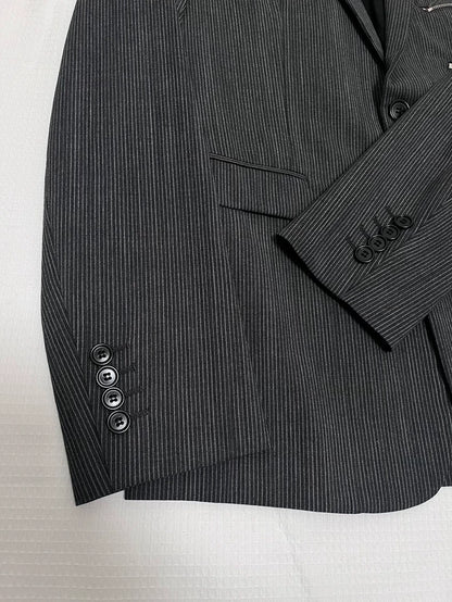 Dior Gray Zip-Front Single Breasted Jacket