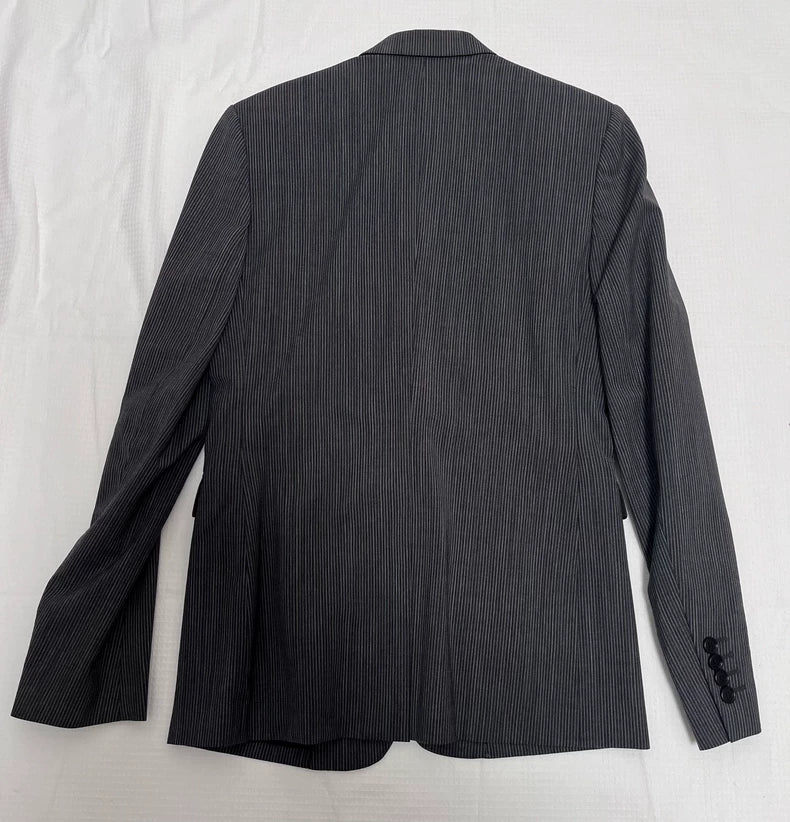 Dior Gray Zip-Front Single Breasted Jacket