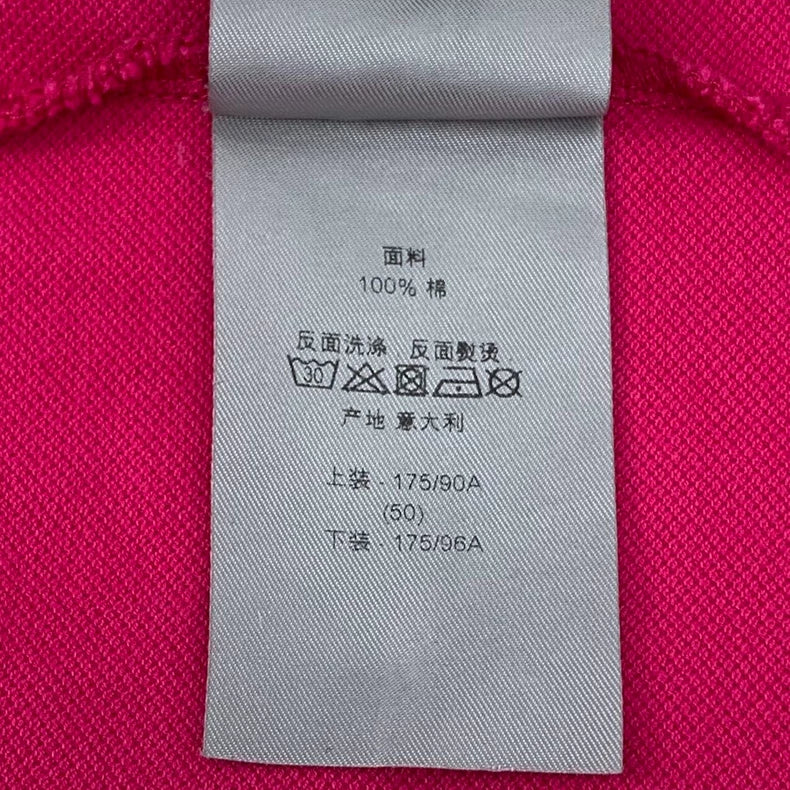 Dior Red Bee Embroidered Polo Shirt