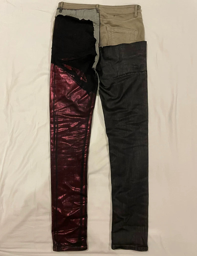 Rick Owens Tyrone Cherrycollage Jeans