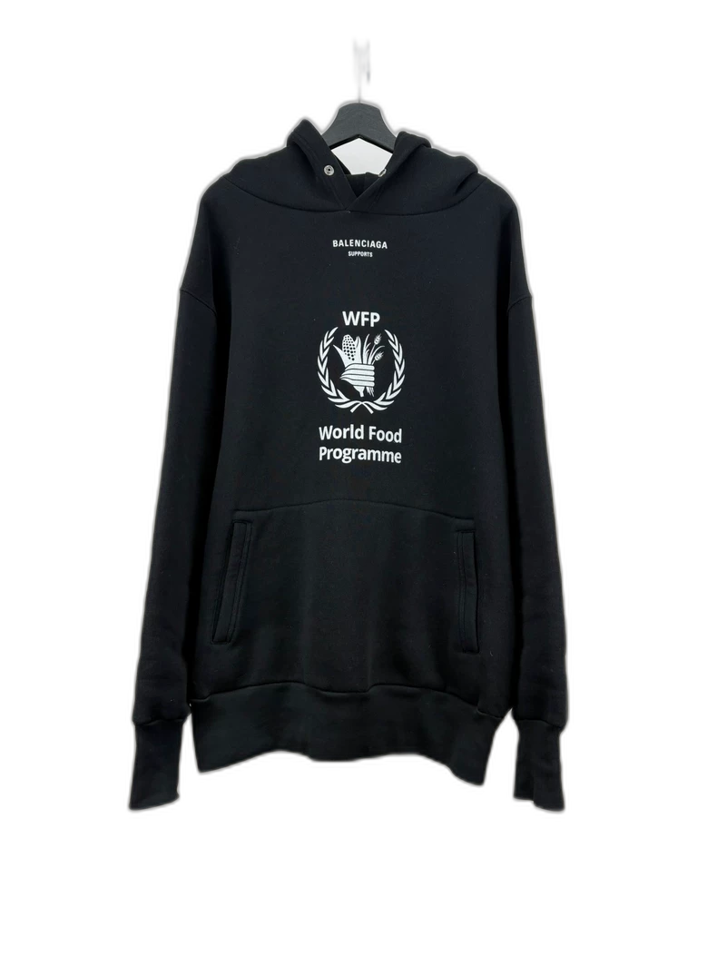 Balenciaga Black WFP Hoodie Size XS