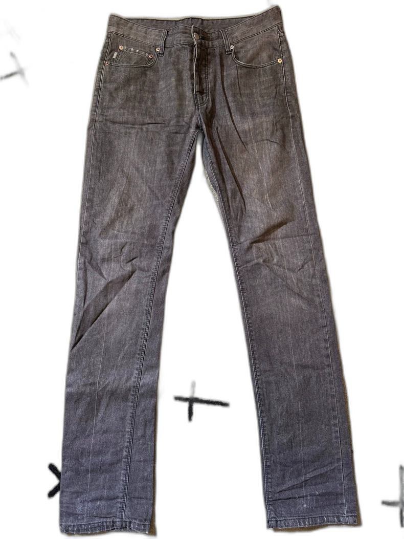 Long Denim Pants by Raf Simons