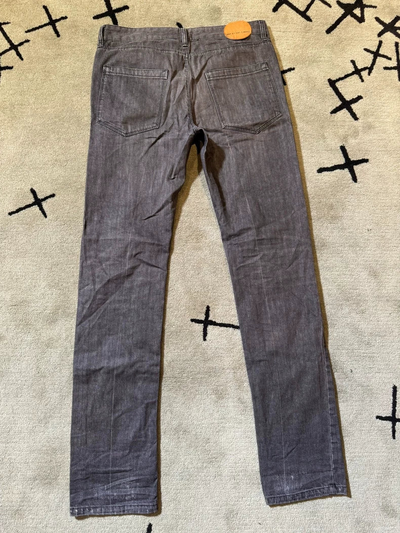 Long Denim Pants by Raf Simons