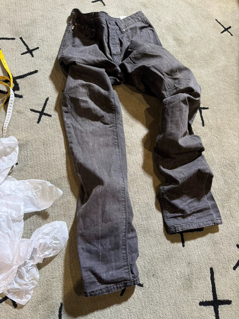 Long Denim Pants by Raf Simons