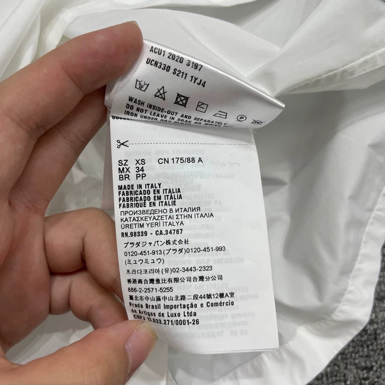 Prada Lightweight Functional Long Sleeve Shirt