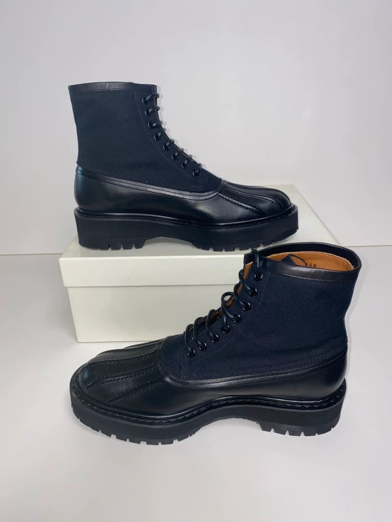 Givenchy Men’s Thick Sole Lace-Up Boots-zp