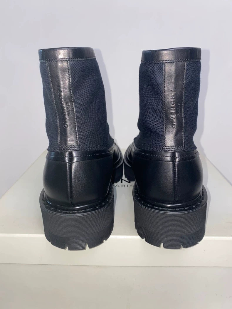 Givenchy Men’s Thick Sole Lace-Up Boots-zp