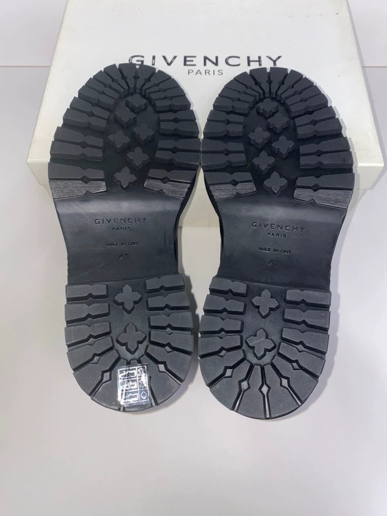 Givenchy Men’s Thick Sole Lace-Up Boots-zp