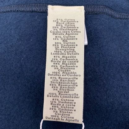 Hermes Blue Cotton Hooded Zip Sweatshirt