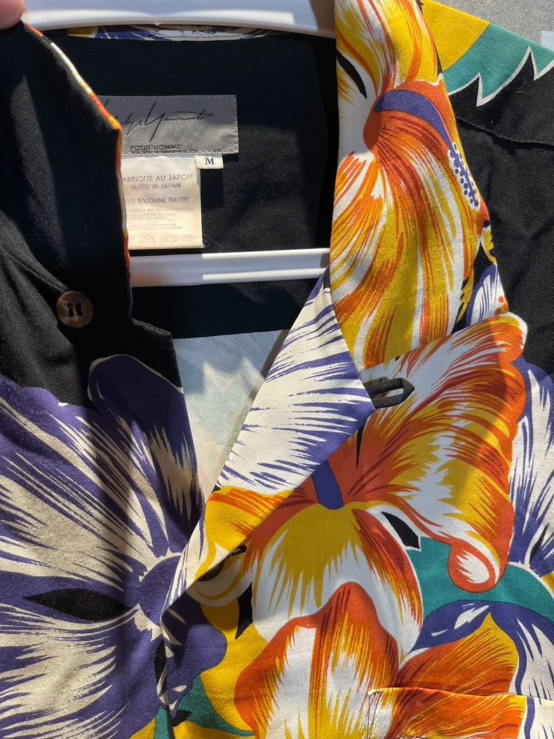 Unique Yohji Yamamoto Hawaiian Style Shirt