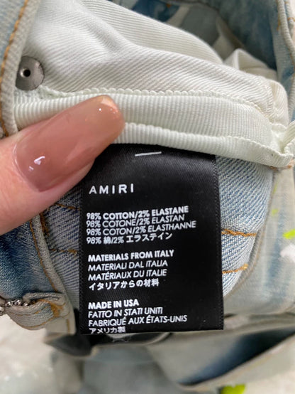 Amiri Fluorescent Side Stripe Jeans