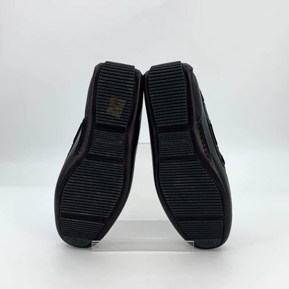 Bottega Veneta Black Woven Loafers Shoes