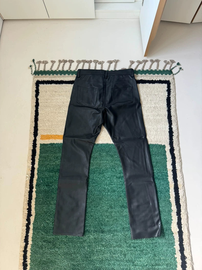 Rick Owens DRKSHDW Detroit Cut Faux Leather Pants