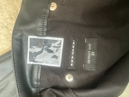 Rick Owens DRKSHDW Detroit Cut Faux Leather Pants