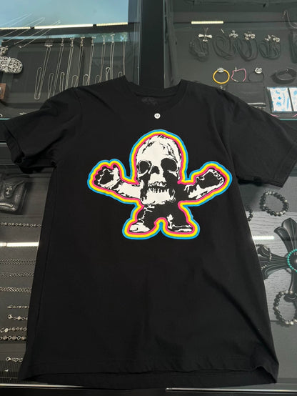 Chrome Hearts Black Foti Skull Short Sleeve Tee-yf