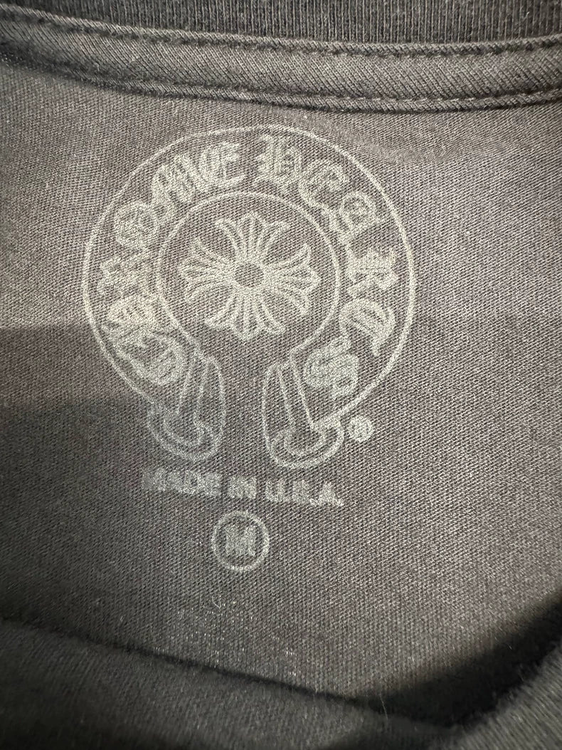 Chrome Hearts Black Foti Skull Short Sleeve Tee-yf