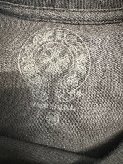 Chrome Hearts Black Foti Skull Short Sleeve Tee-yf